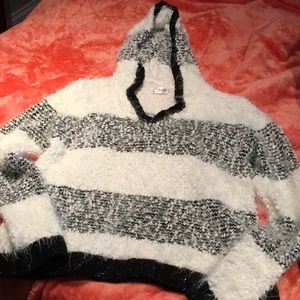 Girls soft Justice sweater with hood